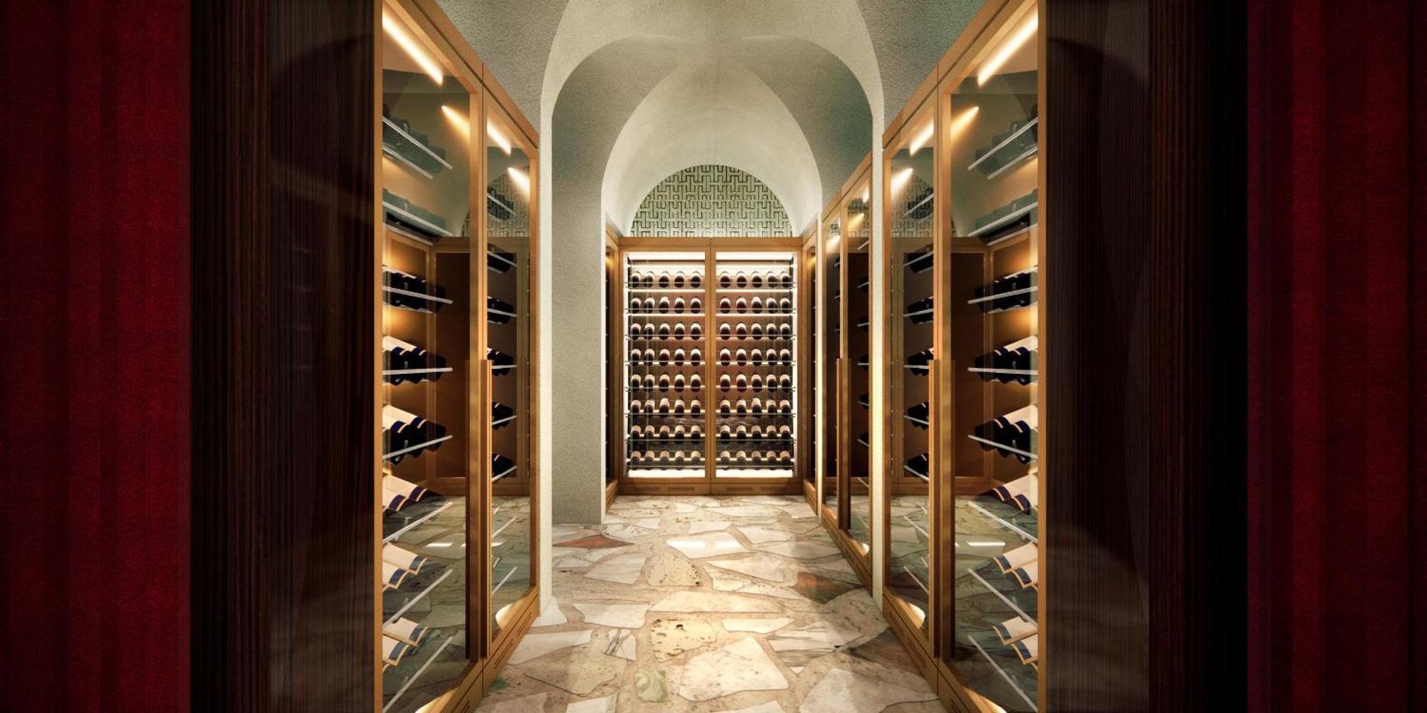 ホテル シーザーズ パレス ブルーウォーターズ ドバイ エクステリア 写真 Wine cellar