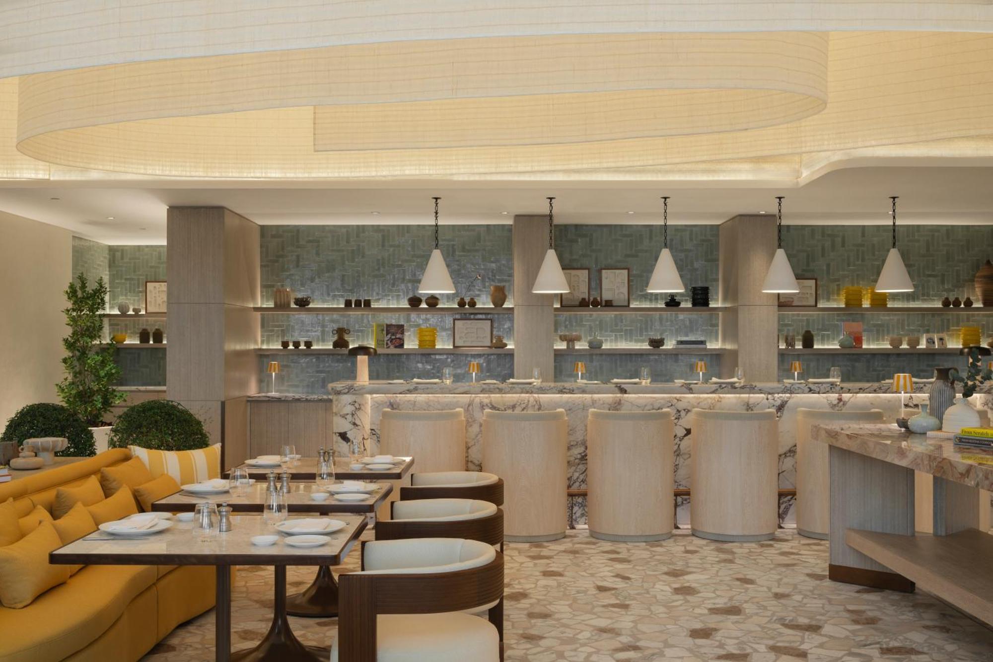 ホテル シーザーズ パレス ブルーウォーターズ ドバイ エクステリア 写真 The interior of the restaurant